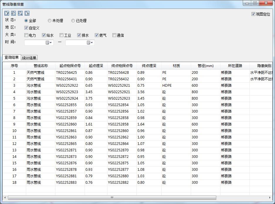 郴州市地下管線綜合管理信息系統